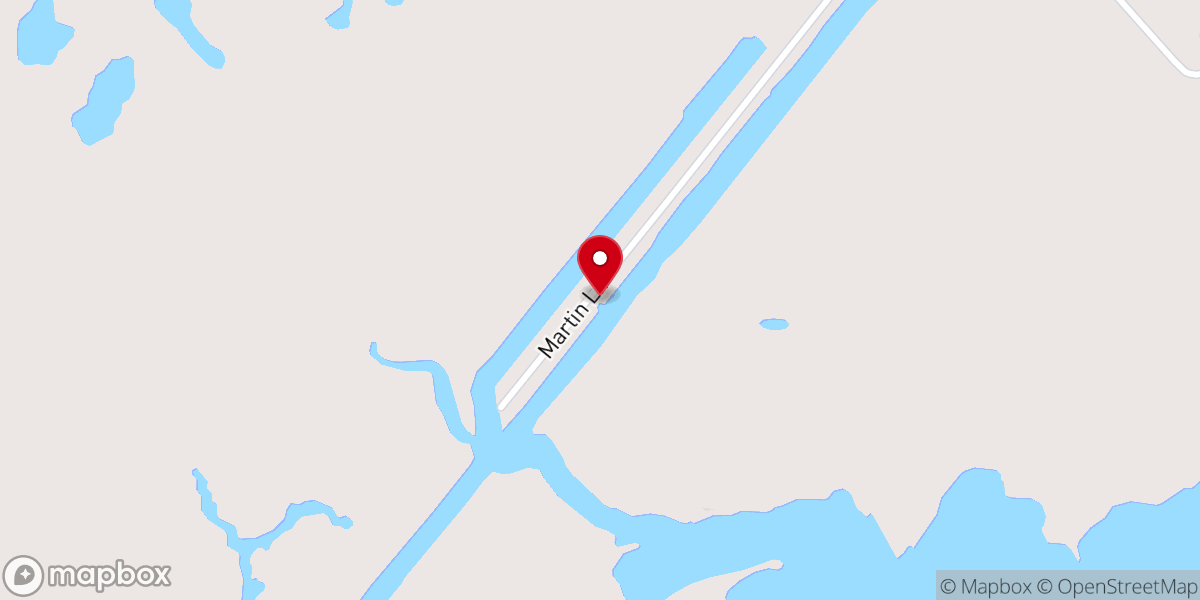 Map showing location of Bowfishing Unlimited