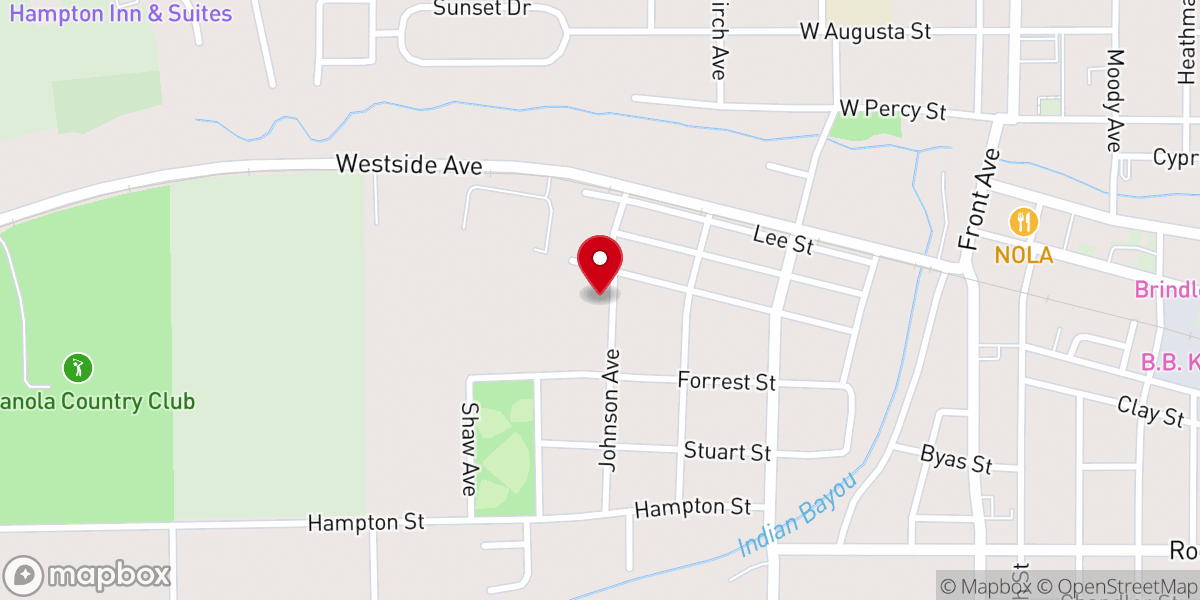 Map showing location of Countywide Outreach Ministry