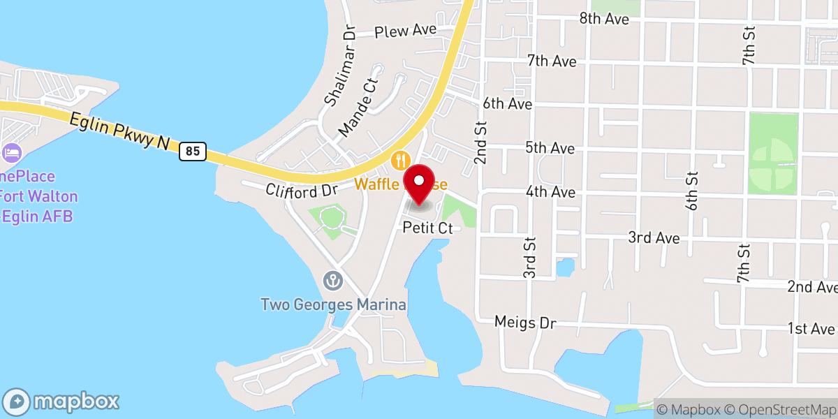 Map showing location of Good Shepherd Shalimar