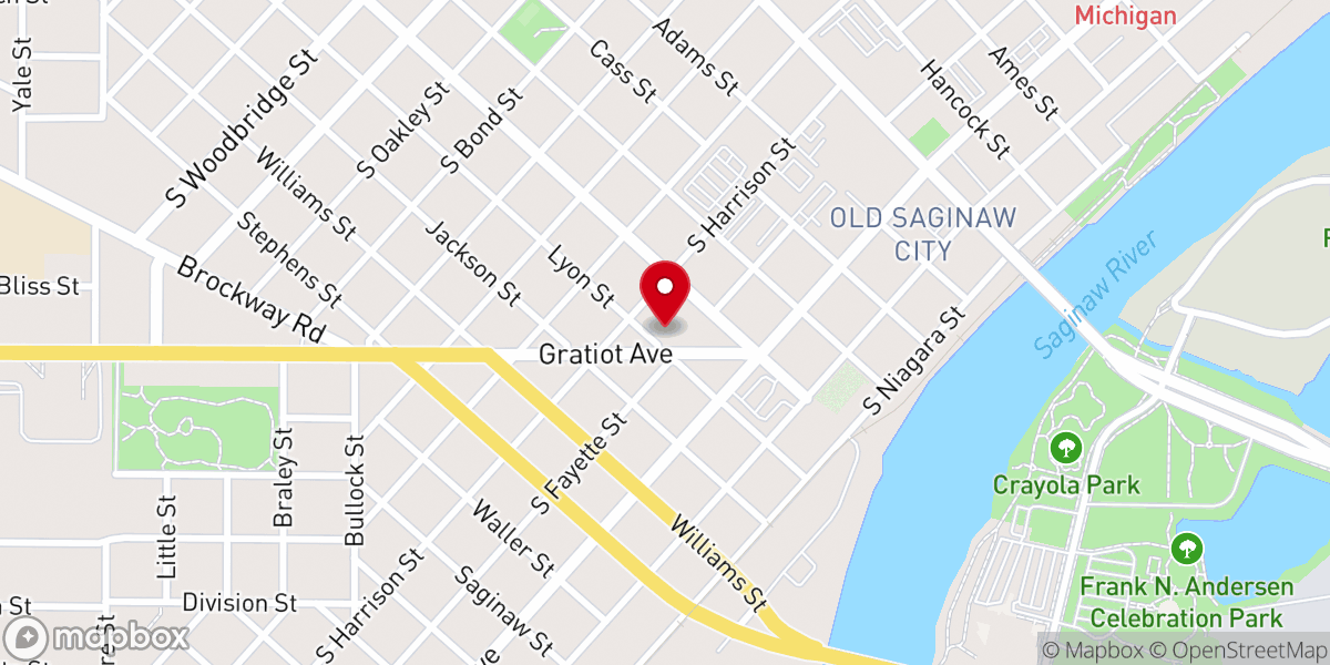 Map showing location of Old Town Christian Outreach