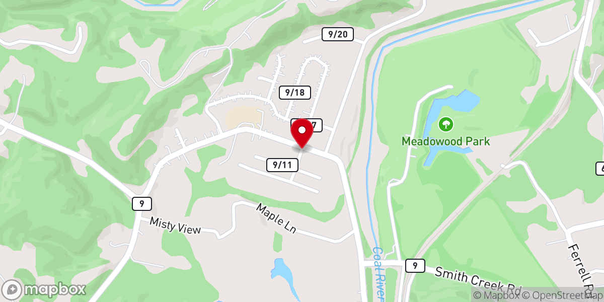Map showing location of Tornado