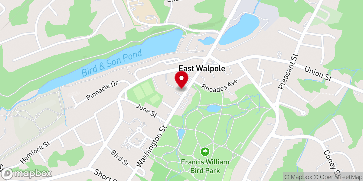 Map showing location of St Mary's Pastoral Associates