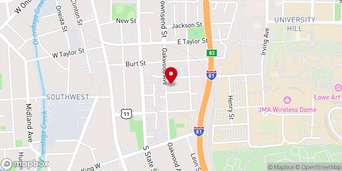 Map showing location of Refuge Tabernacle Church-God