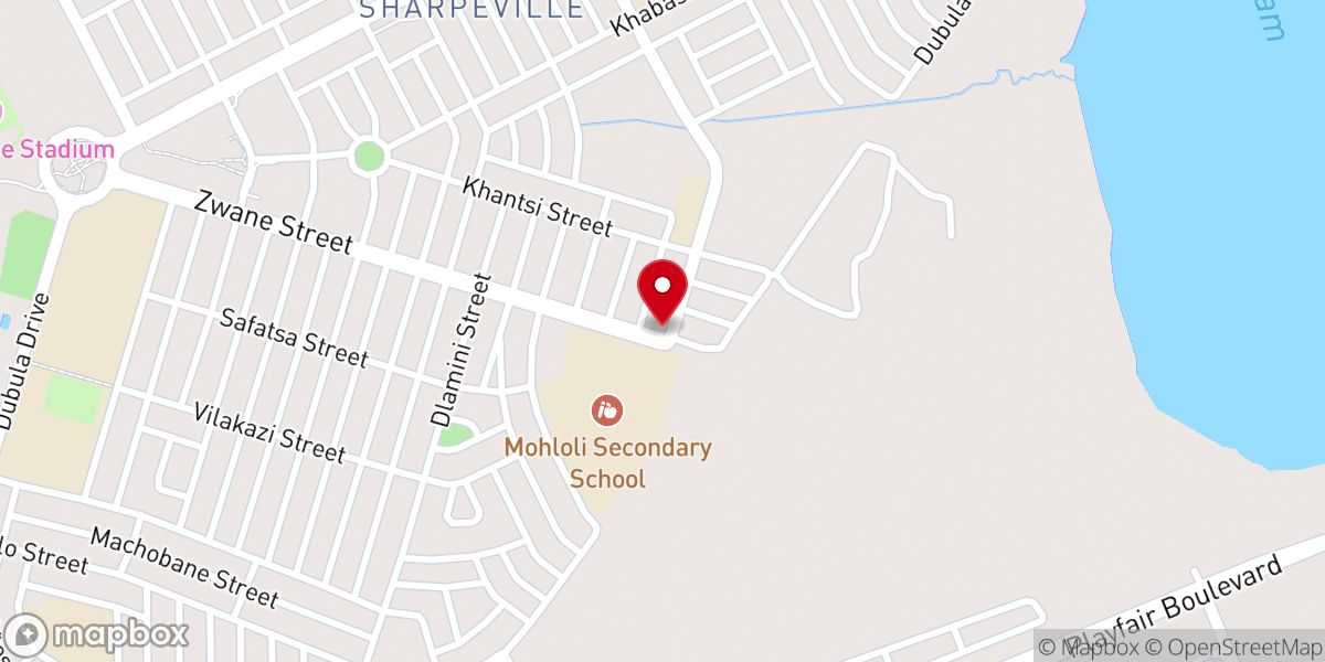 Map showing location of St. Francis Methodist Church