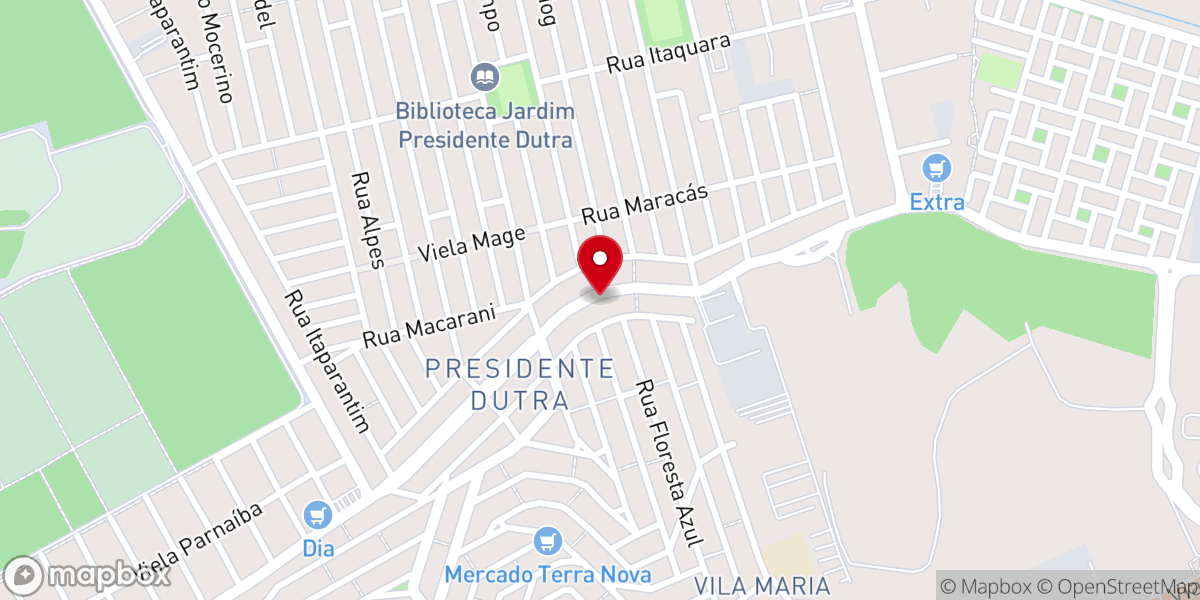 Map showing location of I Igreja Batista Renovada