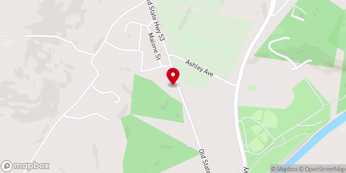 Map showing location of Carthage Community Food Pantry