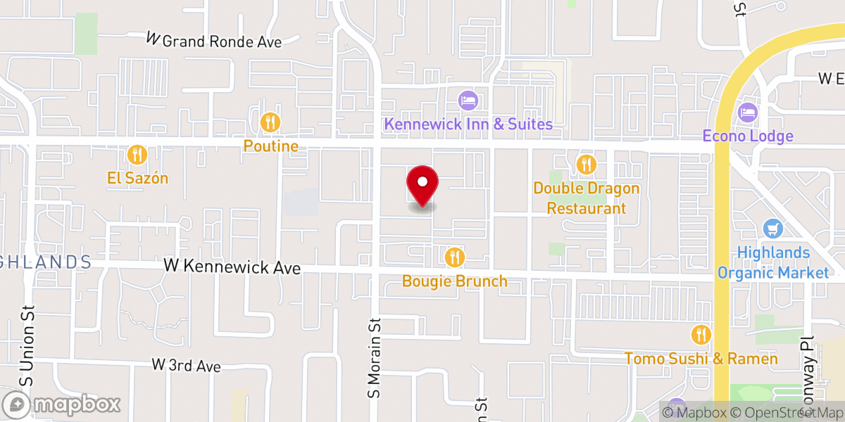 Map showing location of Crossview Church
