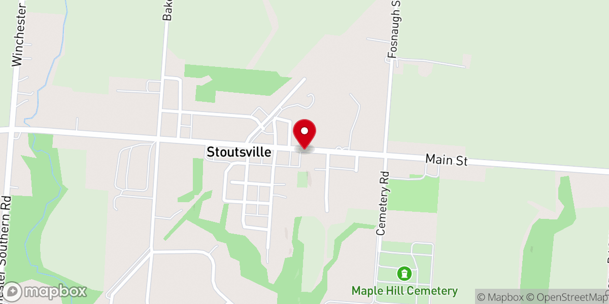Map showing location of Heidelberg Reformed United Church of Christ