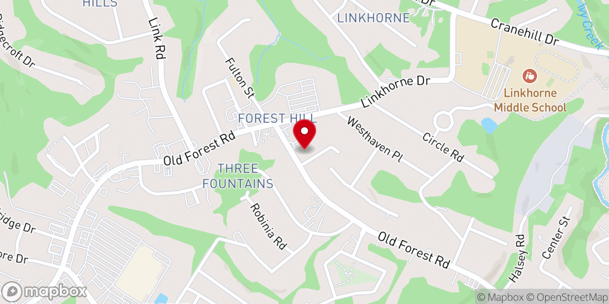 Map showing location of AOL Church