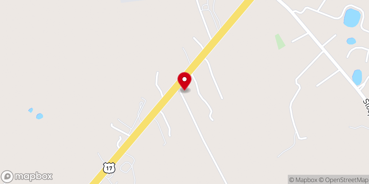Map showing location of Union Bethel Church