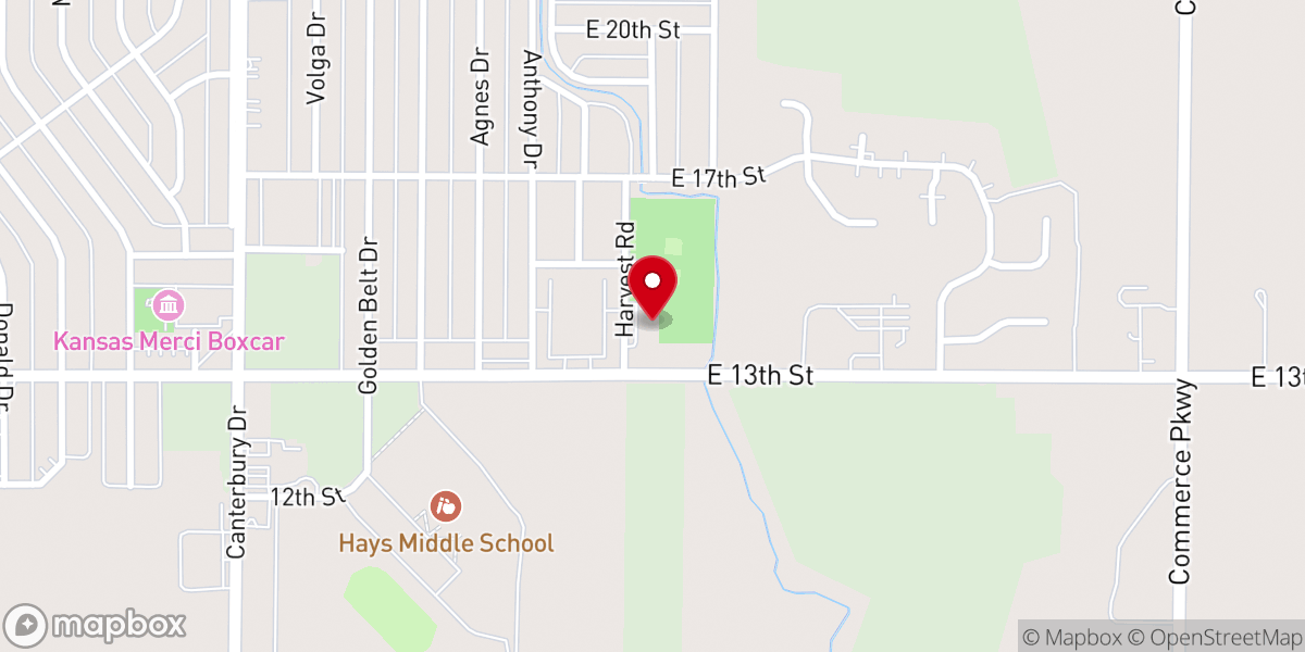 Map showing location of CrossPoint Hays