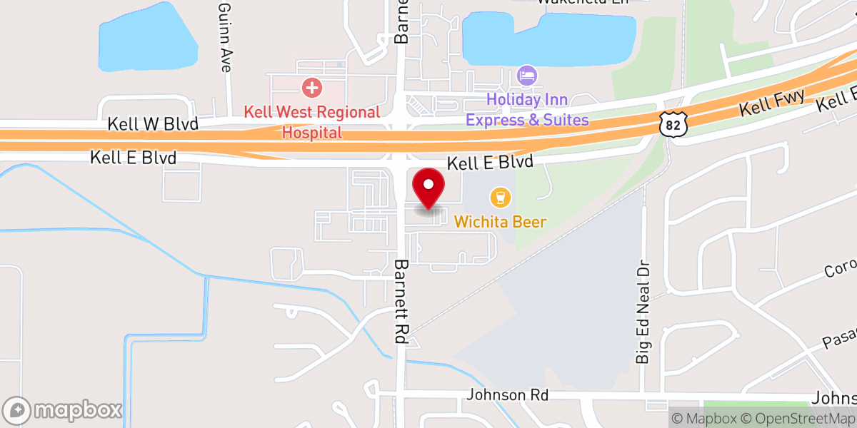 Map showing location of FBCWF West Campus