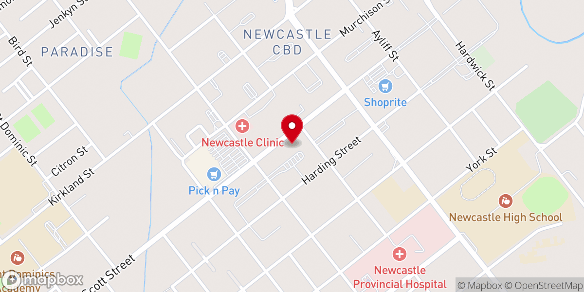 Map showing location of The Threshing Floor Bible Church Newcastle