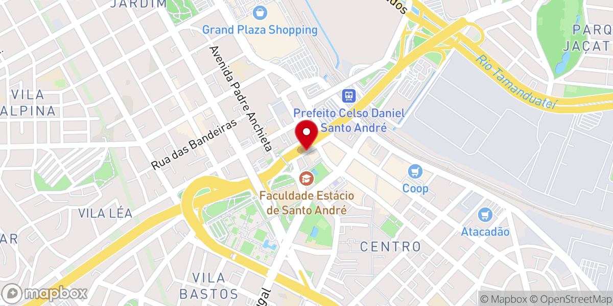 Map showing location of Igreja Pentecostal Deus é Amor Sede Estadual