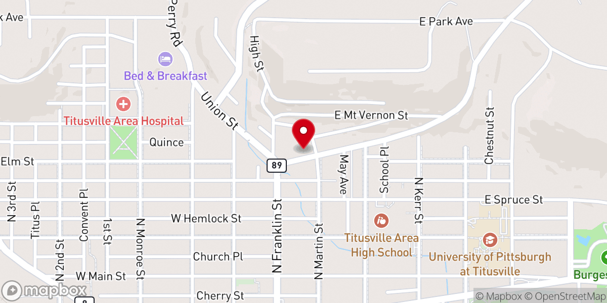 Map showing location of Lighthouse Christian Church