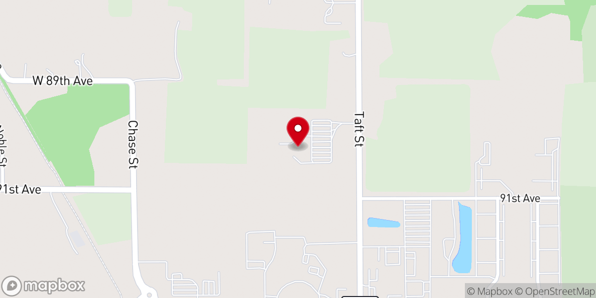Map showing location of Living Hope Church