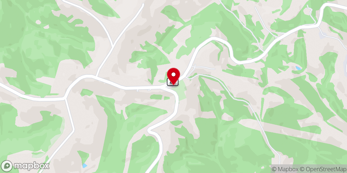 Map showing location of Salem Church