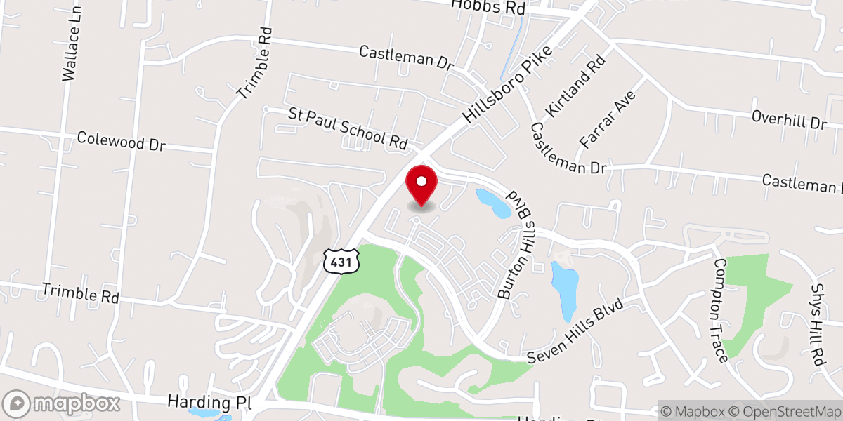 Map showing location of Crossway Pentecostal Church