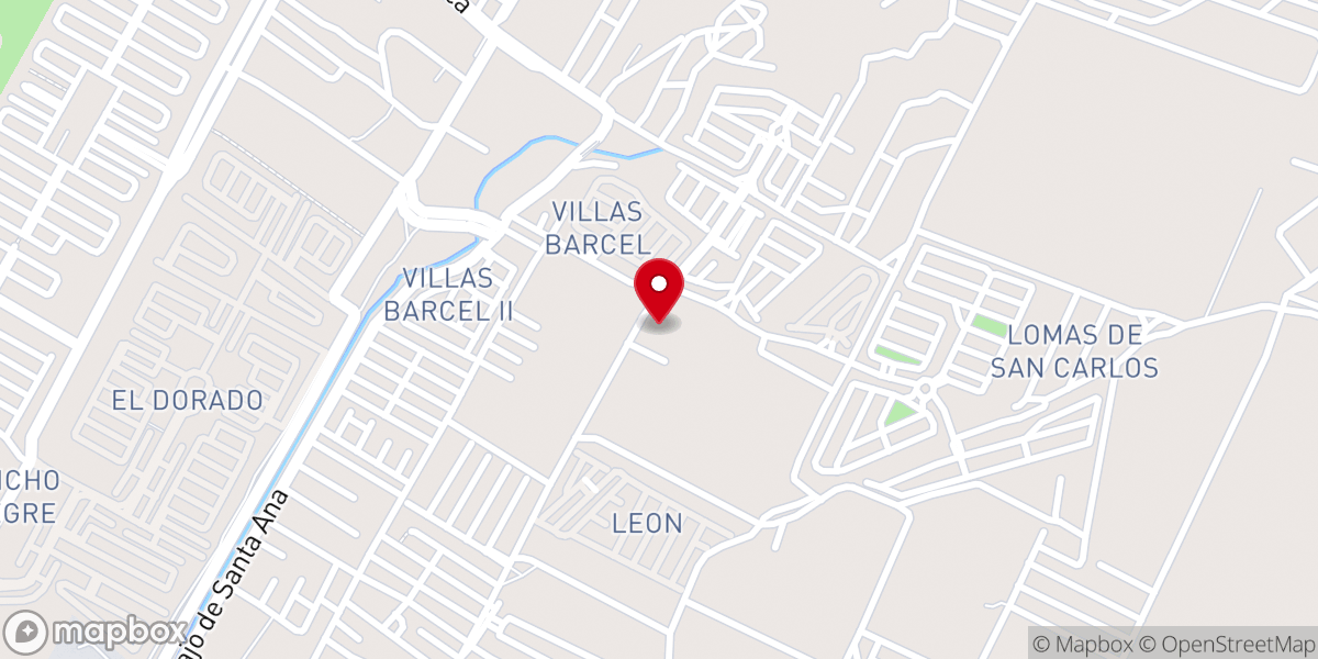 Map showing location of Iglesia Bautista Cristo La Roca