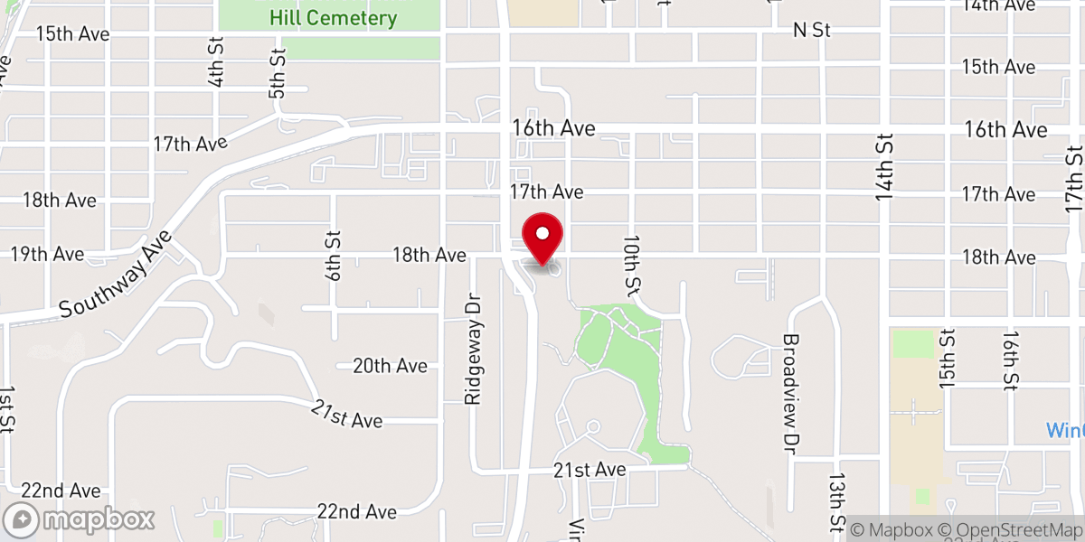 Map showing location of Edge Student Ministries