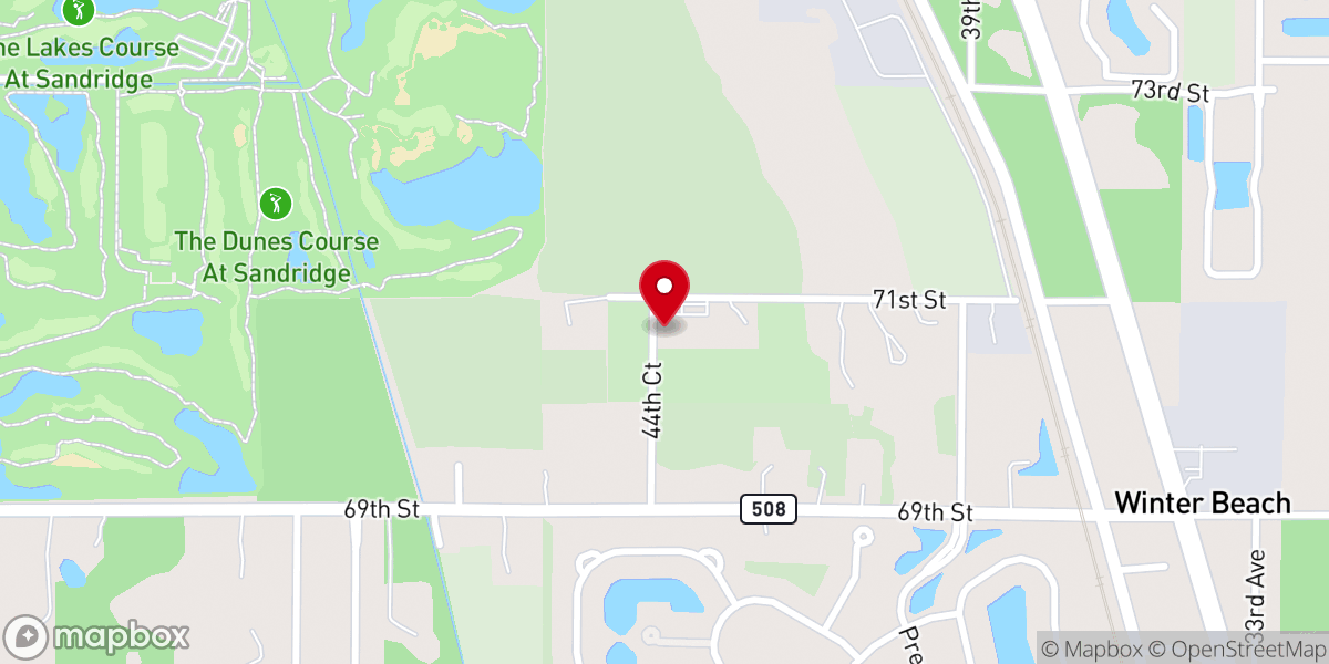 Map showing location of New Hope Ministries