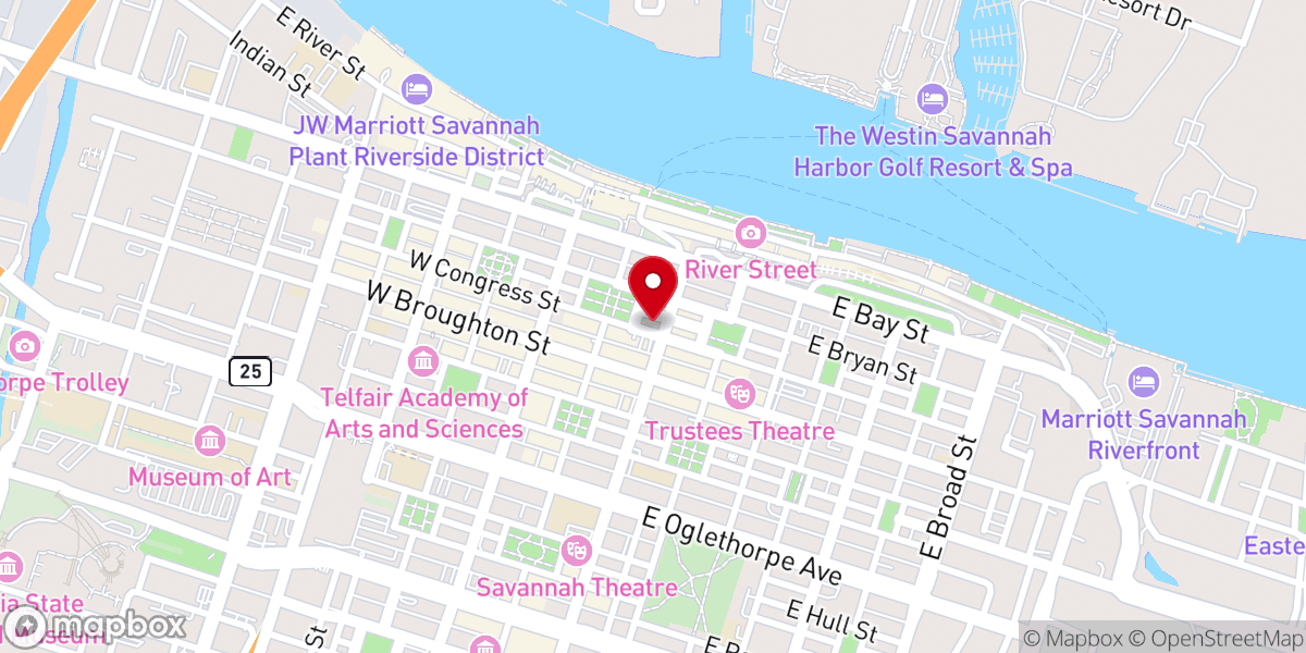 Map showing location of Christ Church Episcopal