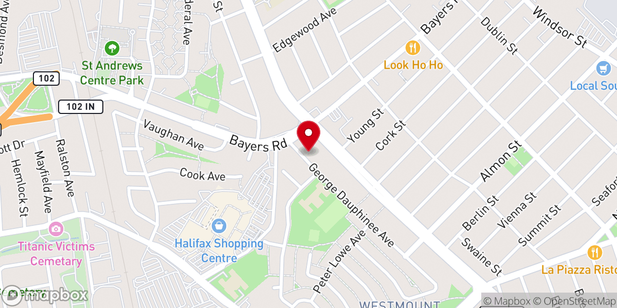 Map showing location of St Philips Anglican Rectory