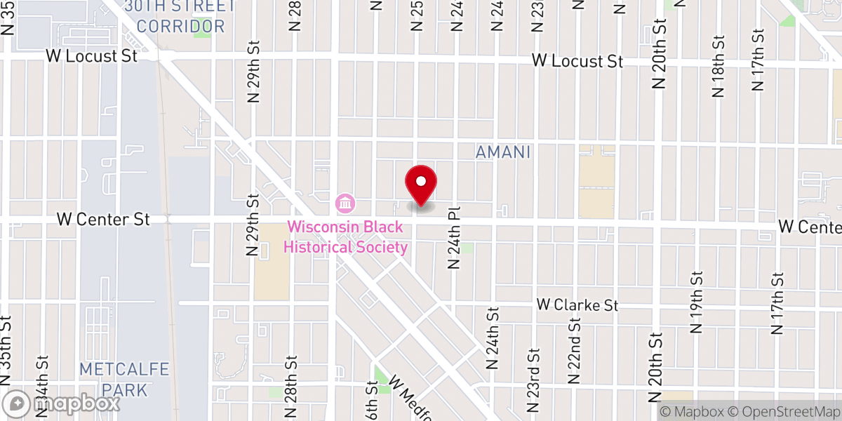Map showing location of Faith Temple Church of God in Christ