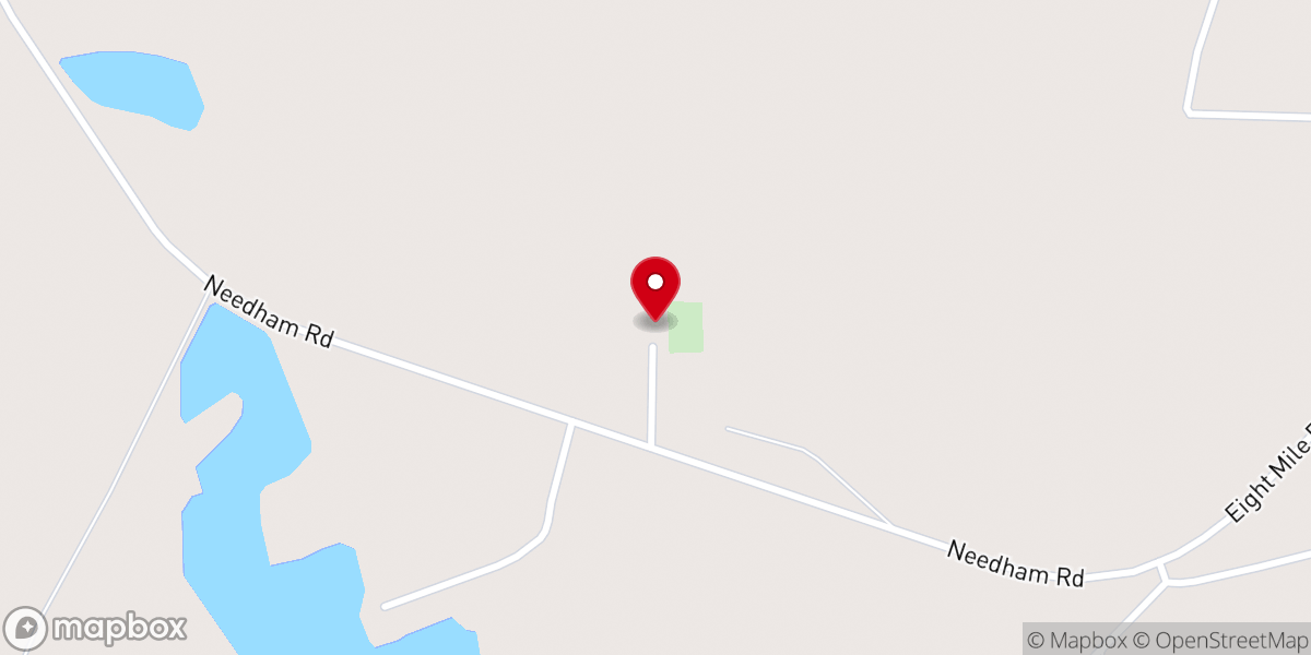Map showing location of Piney Grove Primitive Baptist Church