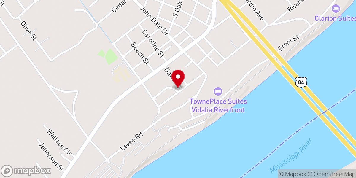 Map showing location of St Stephen Baptist Church