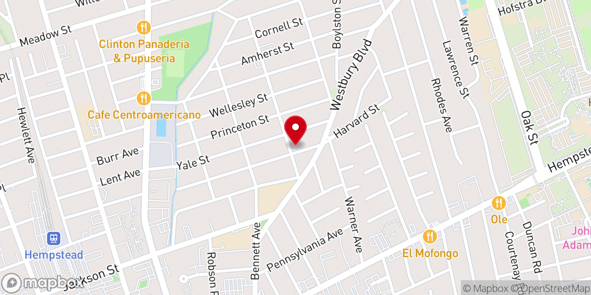Map showing location of Iglesia Long Island Para Cristo INC