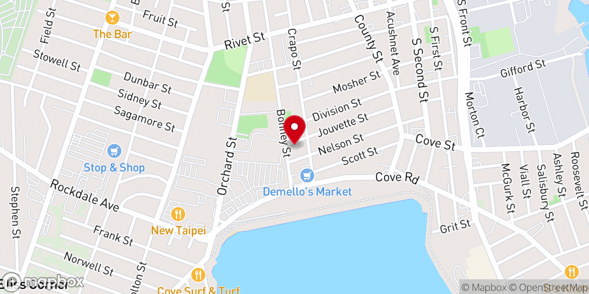 Map showing location of Open Door Baptist Church