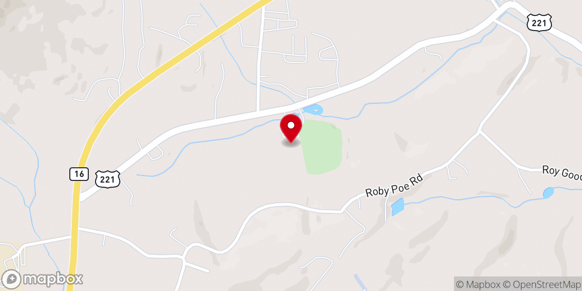 Map showing location of Ashelawn Memorial Chapel & Gardens