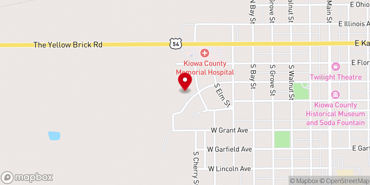 Map showing location of Lighthouse Worship Center