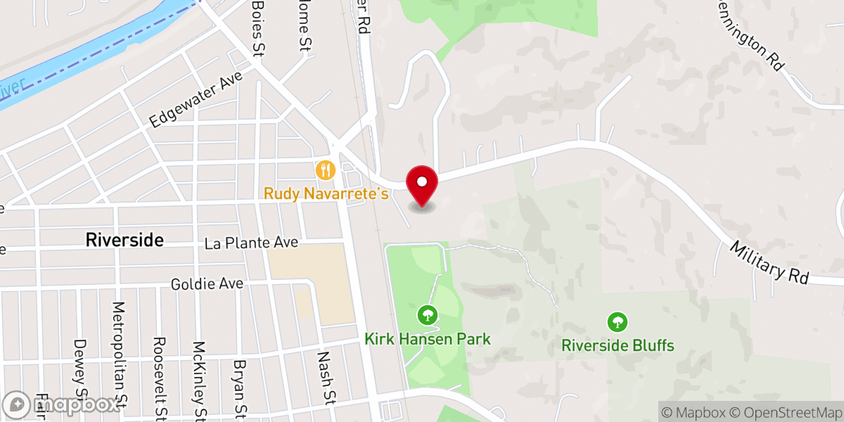 Map showing location of Sacred Heart Catholic Church