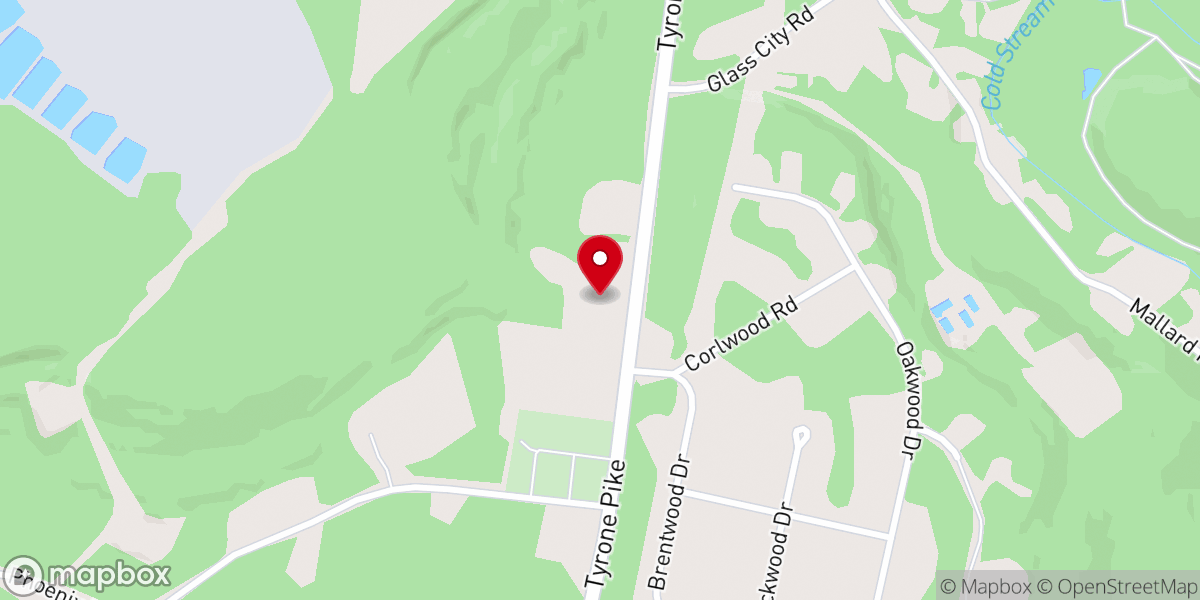 Map showing location of First Church of Christ