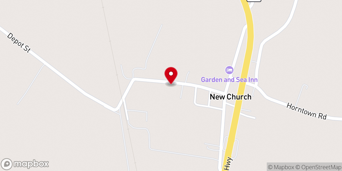 Map showing location of Berea United Methodist Church
