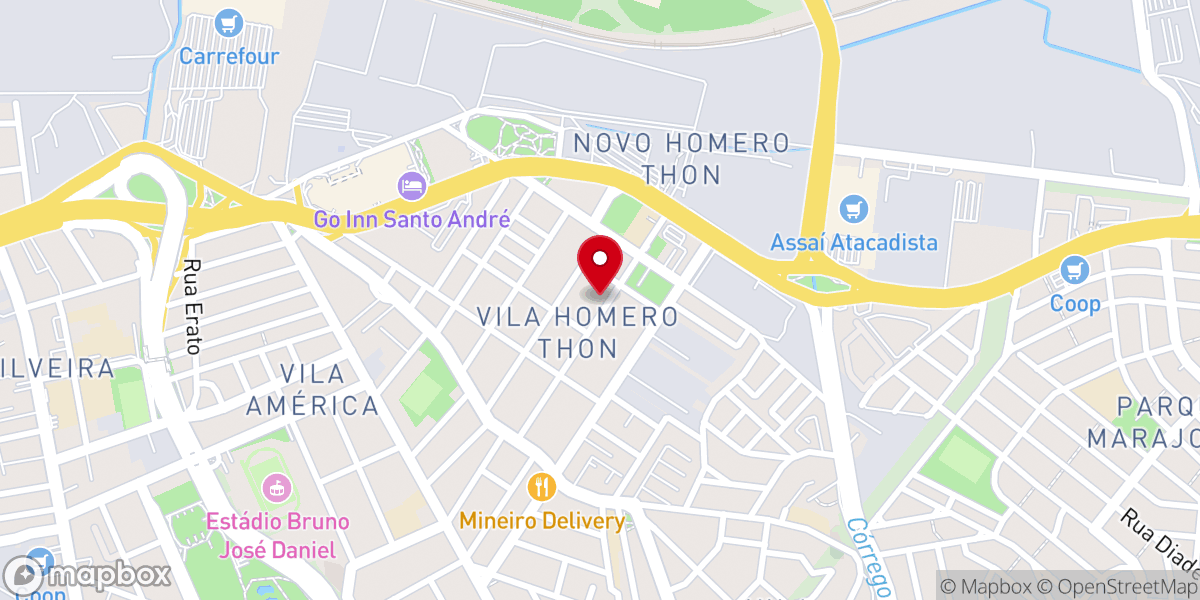 Map showing location of Igreja Batista de Vila Homero Thon