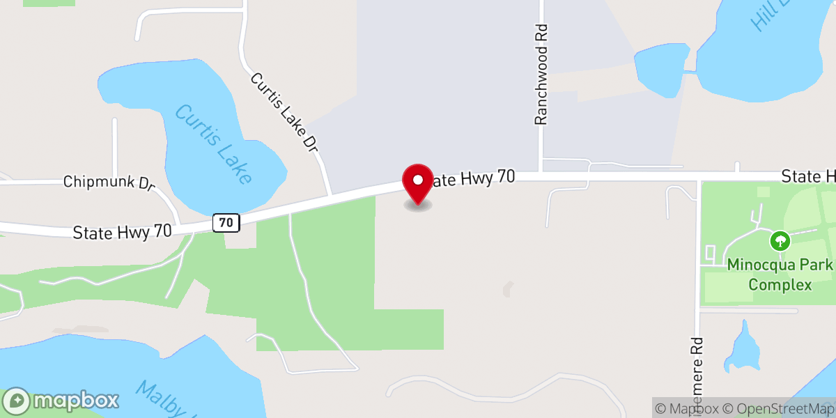 Map showing location of Rock of Ages Lutheran Church