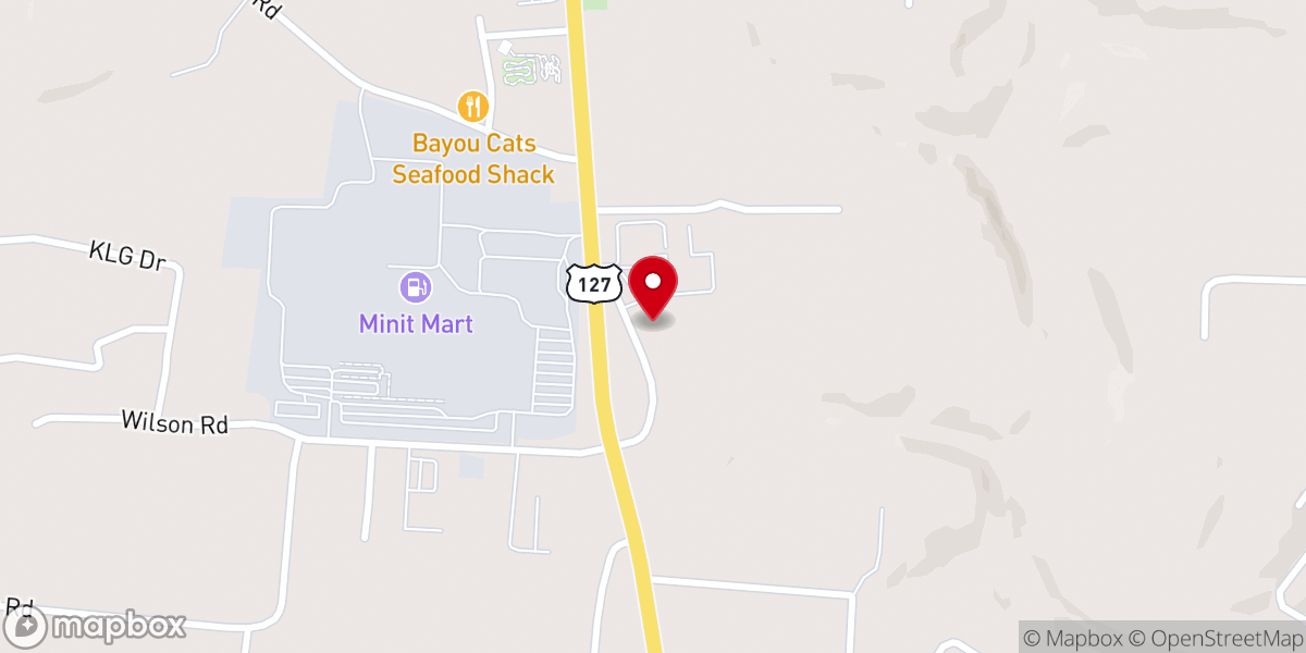 Map showing location of Mount Hope Church