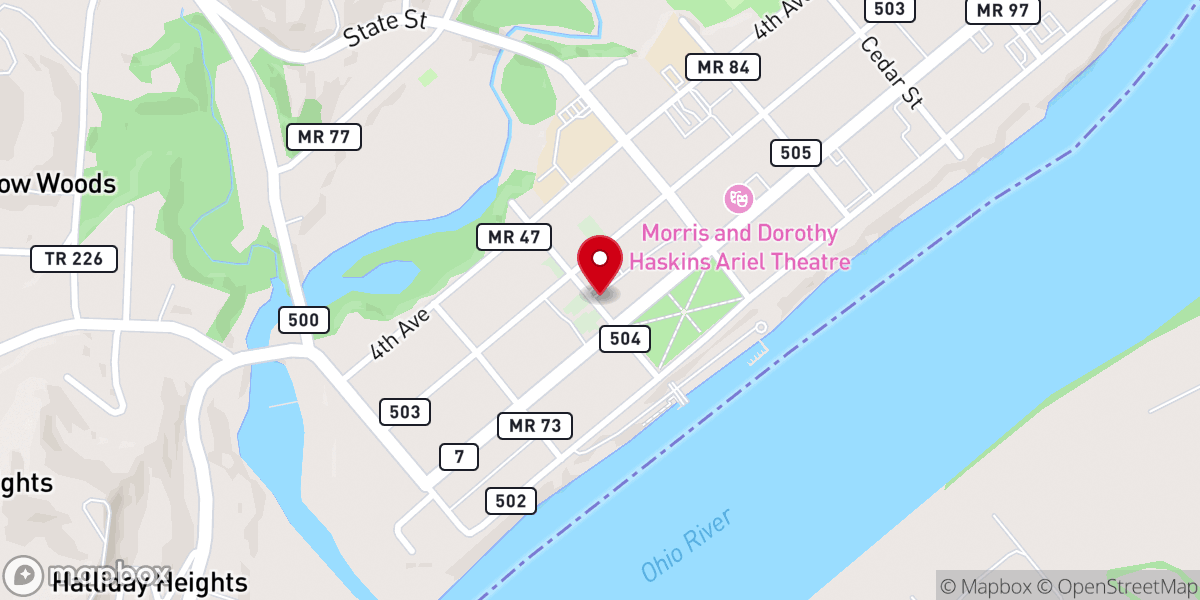 Map showing location of Vertical Church Gallipolis Offices