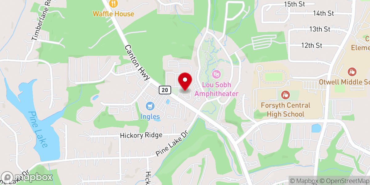 Map showing location of Hopelinc.org