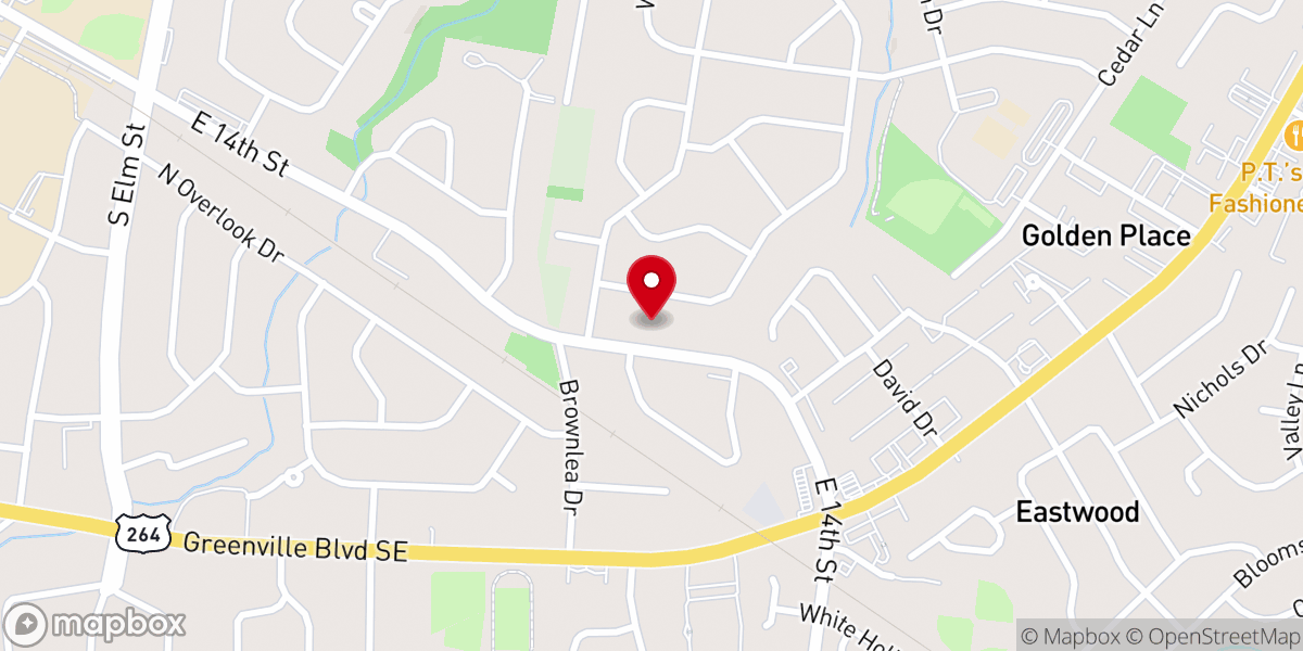 Map showing location of Marantha FWB Church