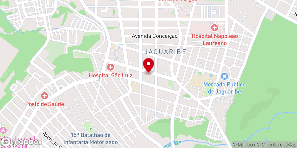 Map showing location of Igreja Evangélica Batista de João Pessoa