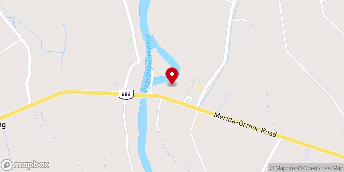 Map showing location of Bahay Church of Christ