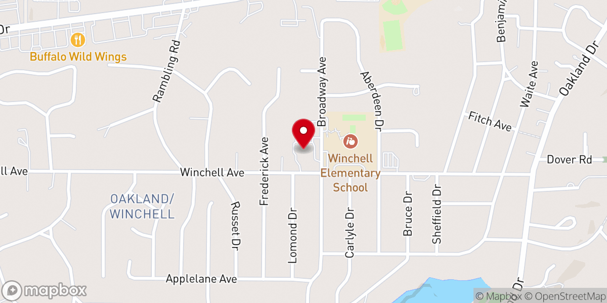 Map showing location of Third Christian Reformed Church