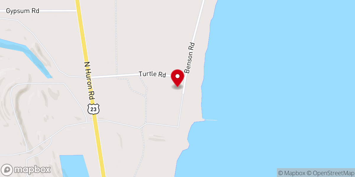 Map showing location of Alabaster Bible Church