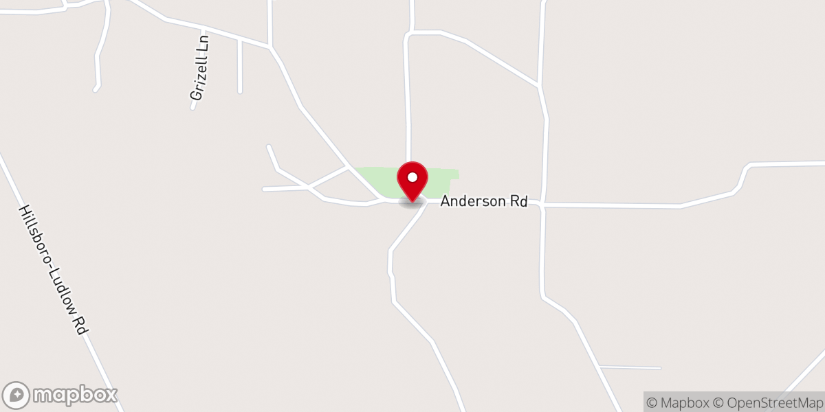 Map showing location of Lone Pilgrim Missionary Baptist Church