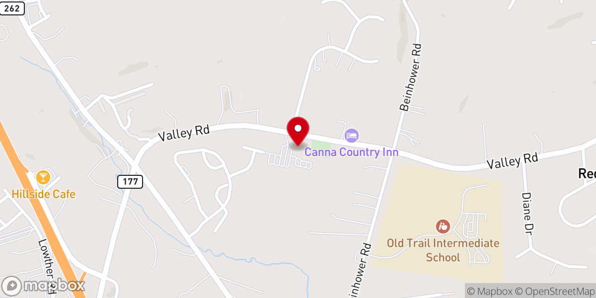 Map showing location of Fishing Creek Salem United Methodist Church