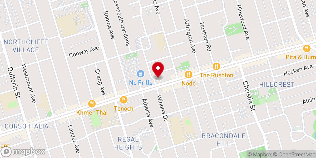 Map showing location of The Holy Resurrection Church
